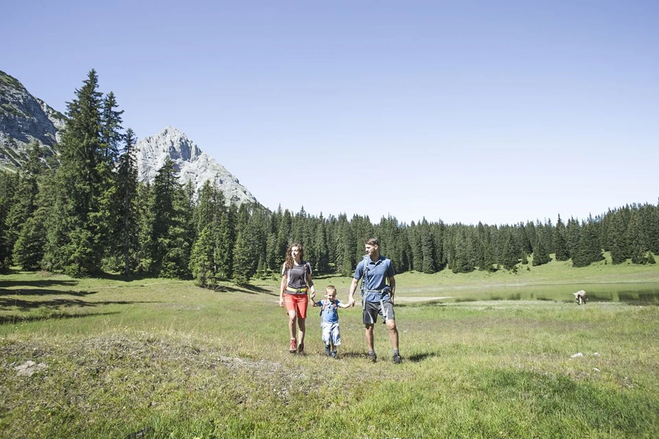 Familienwanderung im Gaistal